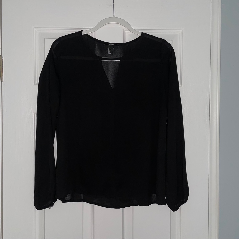 Forever 21 Sheer Blouse